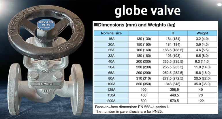 BSV-2EN globe valve
