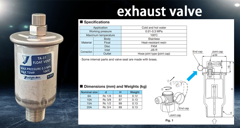 TA-18ML exhaust valve