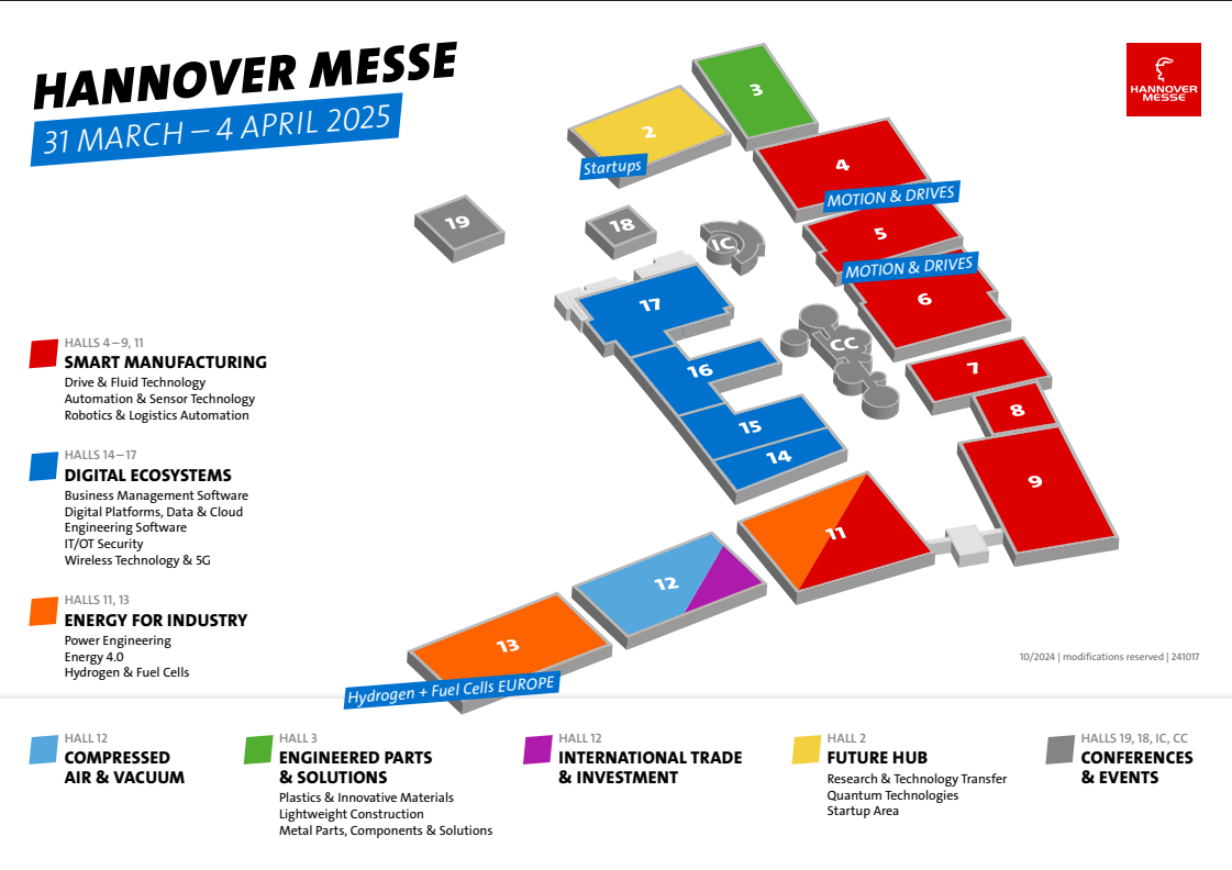 Announcement of HANNOVER MESSE 2025 Exhibition
